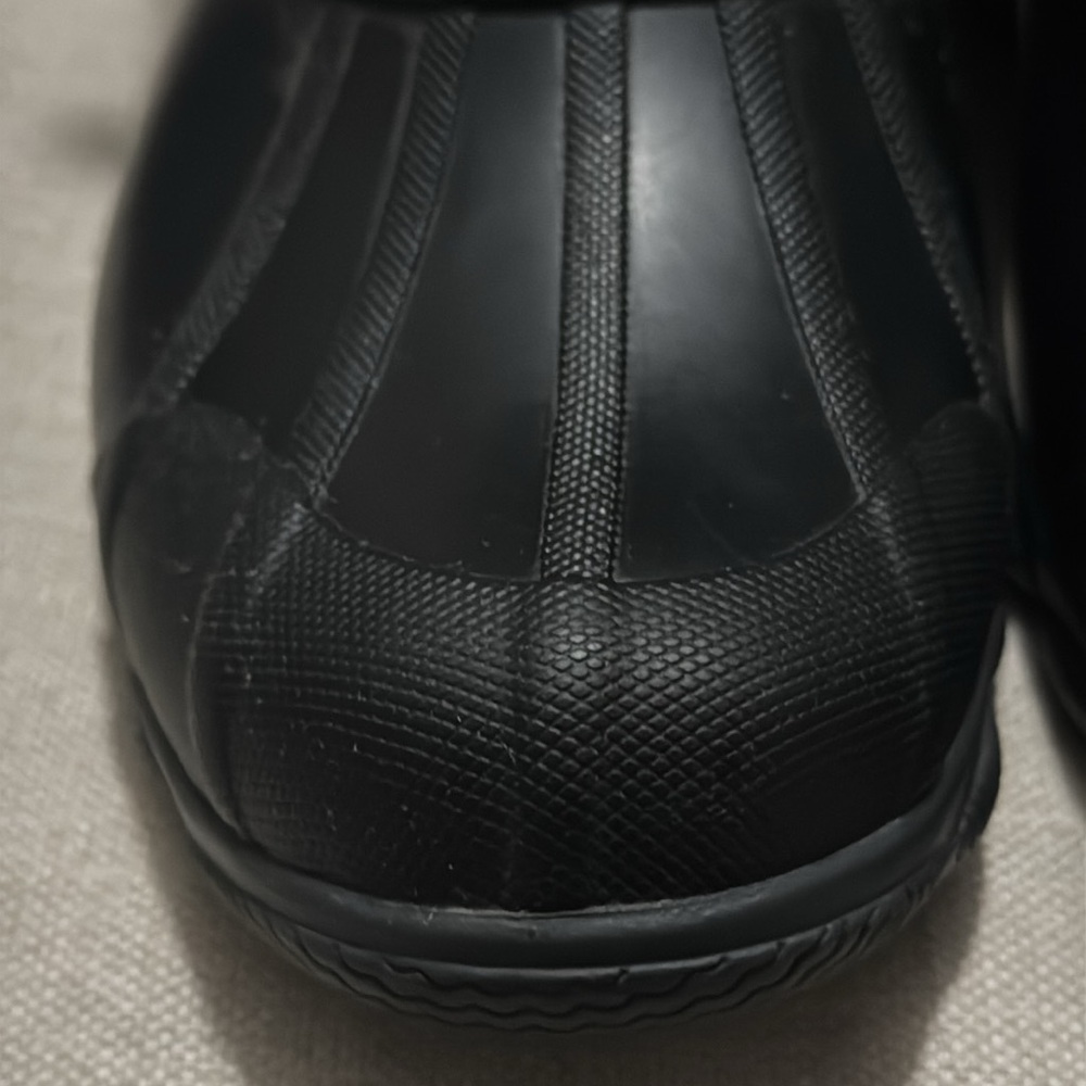 Sperry Duck Boots-Sz 8-All Black-Suede Uppers-Leather Laces-Side Zippers - Picture 6 of 16